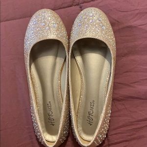 HOTCAKES GOLD FORMAL FLATS